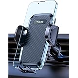 TOPK Handyhalterung Auto Handyhalter fürs Auto Lüftung mit Upgrade Hakenclip und 360° Drehung - Universal Lüftung Kfz-Handyha