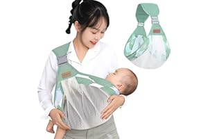 SERAPHY Marsupio Portabebè Frontale Da Neonato a Bambino, Marsupio Monospalla Regolabile con Rete Traspirante per Neonato Fino a 25 kg