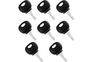 MaxAwe 8 STK 14607 Baumaschinen Schlüssel Zündschlüssel, Ersatzschlüssel für JCB Bobcat BOMAG Manitou Traktor Stapler Radlader