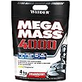 Weider Mega Mass 4000 (4kg) Strawberry Flavour, Mass Gainer with High Content of Carbohydrate and Protein Blend, for Energy and Muscle Mass