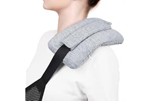 RoamReady Seat Belt Pillow for Mastectomy Post-Surgery, Heart Surgery Recovery Support Cushion Pad for Chest Chemo Port Pacemaker Bypass Hysterectomy Recovery Gifts for Women (Gray)
