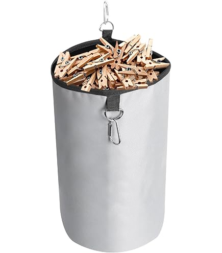 2 sacchetti per mollette da bucato, portatile e da appendere,porta mollette bucato da esterno,portamollette da bucato da esterno,mollette per bucato,cestino porta mollette bucato,cestino mollette