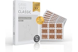 ‎AKTIMED AKTIMED Grid Tape CLASSIC - Crosstape Gitterpflaster zur universellen Anwendung - Akupunkturpflaster Gitter dermatologisch getestet - Gittertape zum Kleben von Schmerz- und Triggerpunkten