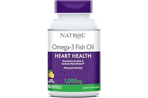 Natrol Omega-3 Fischöl, 1000 mg - 90 Softgels, 1er Pack(1 x 100 g)