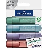 Faber-Castell Highlighter 46 New Metallic Colors 4 Colors 2021