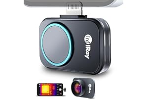 Xinfrared P2 Pro kamera termowizyjna, z obiektywem magnetycznym 8 mm przeznaczonym dla systemu iOS, Zakres pomiaru temperatury wynosi od -20°C do 600°C