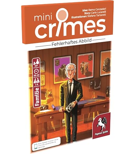 Pegasus Spiele Gioco di carte MiniCrimes – Assassinato a sangue freddo -IT- | post.ch