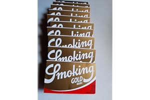 PLUZEN Papier à rouler Smoking Gold Régular x 10. Carnet de 120 feuilles.