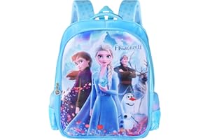 JUNMALLKO Sac à dos de maternelle princesse de dessin animé, sac à dos de maternelle, adapté aux filles de 4 à 8 ans, cadeau d'anniversaire et cadeau de rentrée scolaire