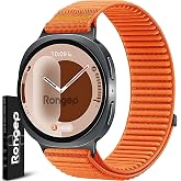 Rongep Samsung ile Uyumlu Mountain Loop Kordon Galaxy Watch 8 44mm/40mm/Classic 46mm [2025] i&ccedil;in 1.Sınıf Dokuma Kumaş Metalik