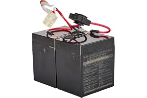 Razor Crazy Cart-batteri med 30 Amp-säkring (2 x 12 V/5 AH enkel kontakt)