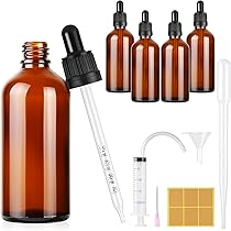 LDXDRU 48 stuks pipetflessen 20 ml, bruine glazen druppelfles, glazen fles met pipet, bruine glazen fles voor etherische olie, parfumolie, aromatherapie, geuren, vloeistof LDXDRU 48 stuks pipetflessen 20 ml, bruine glazen druppelfles, glazen fles met pipet, bruine glazen fles voor etherische olie, parfumolie, aromatherapie, geuren, vloeistof
