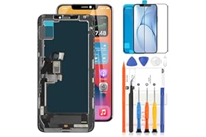 LADYSON INCELL Ersatzbildschirm für iPhone Xs Max, 16,5 cm (6,5 Zoll), für iPhone XS MAX, LCD-Bildschirm A1921, A2101, A2102, A2103, A2104, LCD-Display, 3D-Touch-Digitizer (kein Original, schwarz)