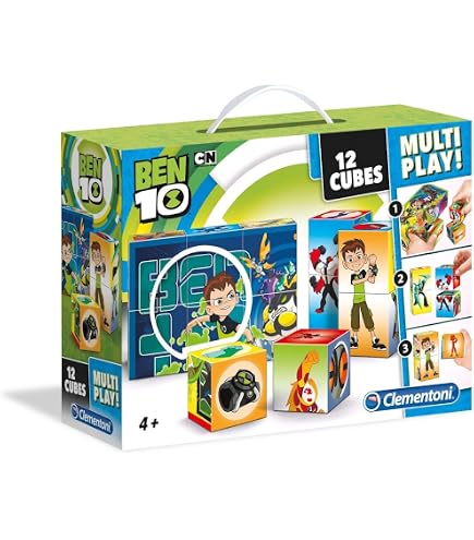 Clementoni Puzzle Ben 10 – 104 Teile, 33,5 X 48,5 Cm, Super Color, Für Kinder Ab 6 Jahren
