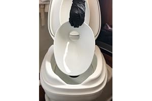 ‎TWUSCH Twusch Porzellaneinsatz passend für Thetford Toiletten - Zubehör für Camping-Toiletten Wohnmobil Caravan Wohnwagen