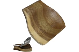 Amore Legno Sforza Poggiamestolo in Legno, Utensile Poggia Posate Cucchiaio e Mestolo, Posa Mestoli, Porta Cucchiaio Cucina, Appoggia Utensili e Accessori, Portamestolo Made In Italy (B)