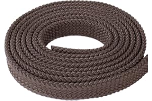West Coast Paracord 2,5 cm MFP Plat Doux Braid – Polypro Creux Plat Tresse Corde – Noir, Rouge, Marron, Blanc, Olive, Tan- Facile à Splice et Joint – Hanks –