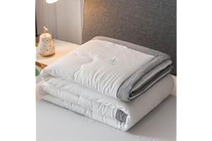 Odot Quilted Bedspreads Single Double Super King Size, Quilted Bed Throws Soft Lightweight Reversible Quilted Coverlets Comforter Sofa Bed Cover for All Season - Solid Color (200x230cm,White)