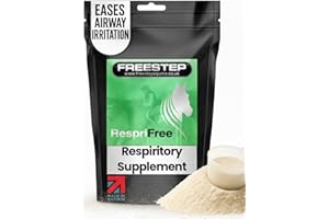 Freestep RespriFree – Natural Respiratory Support for Horses | Relieves COPD, Dust & Pollen Irritation | Vitamin C Rich, Molasses-Free & FEI Compliant