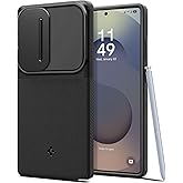 Spigen Galaxy S25 Ultra ile Uyumlu Kılıf Optik Armor Kamera Korumalı Siyah Kapak - ACS08969 (Spigen TR Garantili)