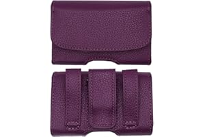 USASTAR-SNK Premium-Tasche mit Gürtelclip für Tandem-Diabetes-Pflege-Insulinpumpe T: Slim X2 (lila/horizontal/1A)