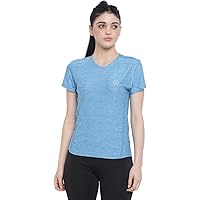 CHKOKKO Women's Round Neck Dry Fit Gym Sports T-Shirt
