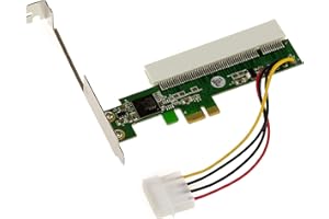 KALEA-INFORMATIQUE Adaptador convertidor Puente de PCI a PCI Express, para Montar una Tarjeta PCI32 en una Ranura PCIe con chipset PERICOM PLX PEX8111.