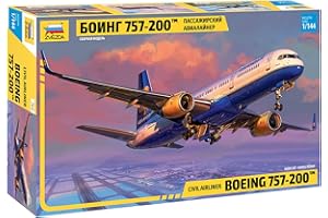 Zvezda 7032 Boeing 757-200, Scala 1/144, Plastic Model Kit