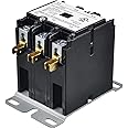 BOJACK 3 Poles FLA 40 Amp Coil 240 VAC Air Conditioner Condenser Compressor Contactor AC Definite Purpose Contactor (Pack of 1 Pcs)