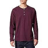 Amazon Essentials Herren Henley-Shirt mit Langen Ärmeln und normaler Passform (erhältlich in Übergrößen)
