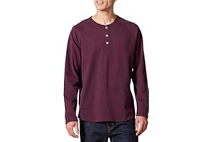 Amazon Essentials Homme Chemise à Col Tunisien à Manches Longues Coupe Classique (Grandes Tailles Disponibles)