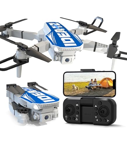 Drone Mini M17 Avec Coque De Protection - Parfait Pour Débutants, Modes Terre Et Air