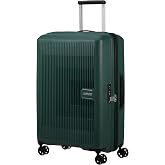 American Tourister Aerostep Large Trolley Case, 67 cm | Dark Forest Green, hard case ampl., 67x46x26 cm, 66.5/72.5 L, 3.1 kg,