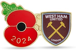 THE ROYAL BRITISH LEGION West Ham United Poppy Football Pin 2024