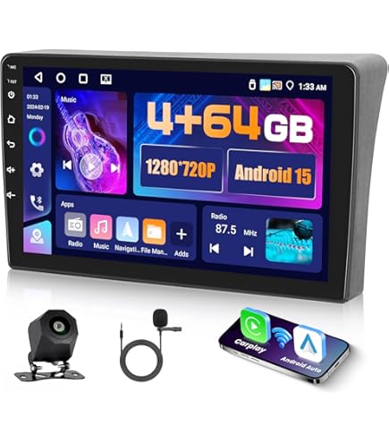 13 pollici 1920*1200P Android Autoradio Lettore multimediale Navigazione GPS Carplay Unità