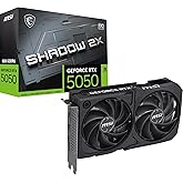 MSI VGA GeForce RTX 5050 8G SHADOW 2X OC RTX5050 8GB GDDR6 128B DX12 PCIE 5.0 X16 (3XDP 1XHDMI)