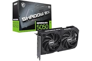 MSI GeForce RTX 5050 8G Shadow 2X OC - Tarjeta gráfica