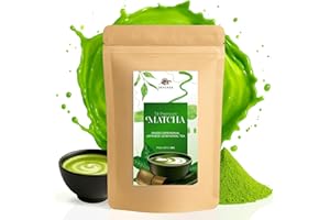 INFUFEE Té Matcha Ceremonial Premium en Polvo 50g – Matcha Japonés para Beber y Cocinar – Ideal para Ritual Diario – Matcha Tea Rico en Antioxidantes y L-Teanina
