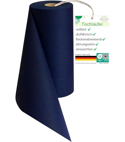 DeinPack Chemin De Table Airlaid Jaune 40cm X 24m - Perforé Tous 120cm - Qualité Supérieure