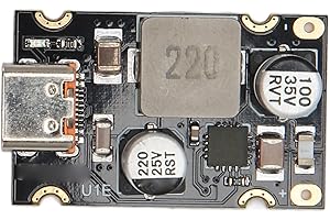 ASHATA PD65W Fast Charging Module, Fast Charging Module, 65W Power Type C PD3.1 QC3.0 Fast Charge Module Board DC 8‑32V