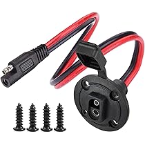 SAE a pannello solare adattatore 10AWG YACSEJAO 1FT cavo di prolunga PV