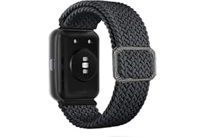 SeNool Pasek kompatybilny z Huawei Watch Fit 2, pleciony elastyczny nylonowy pasek zastępczy [miękki, oddychający, lekki] pasek do zegarka Huawei Watch Fit 2