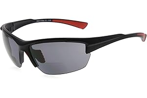 Eyekepper TR90 Unzerbrechliche Sport-halb-randlose bifokale Sonnenbrillen Baseball-laufender Fischen-fahrender Golf-Softball-Wandern