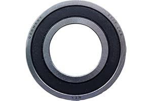 NEX SOLUTIONS GROUP NEX 6007 2rs 1ud Rodamiento de Bolas 35x62x14mm Doble Junta de Goma y Acero Cromado, 6007-2rs Rodamiento de Bolas Sellado