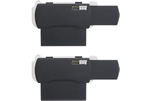 TFY Car Sun Visor Extender for Windshield and Side Window, Sunshade, Anti-Glare and UV Rays Blocker for Driver and Passenger, 2 Pieces (Black)