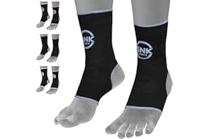 SNK Sports Muay Thai Ankle Wrap for Martial Arts – Durable and Reliable Boxing Gear – Ankle Wrap for Kick Boxing, MMA & Combat Sports