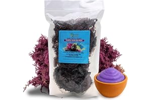 BUIE HOLISTIC HERBS Purple Irish Sea Moss | Wildcrafted from St. Lucia | 110g Makes ~1.7L Sea Moss Gel | 100% Natural, Raw & Sun-Dried | Dr. Sebi Inspired, Nutrient-Rich Irish Moss for Health & Wellness