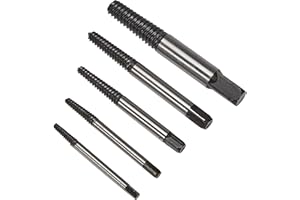 JBM 51496 Extracteur de Goujons Queue de Cochon, Noir, Set de 5 pièces