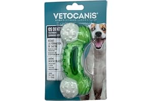Vetocanis - Osso per cani antitartaro - Cura dentale per cane piccolo e medio - Igiene e salute - Accessorio in nylon resistente - aroma menta