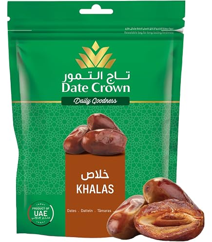 Date Crown Khenaizi Dates Pouch 500g : Amazon.ae: Grocery